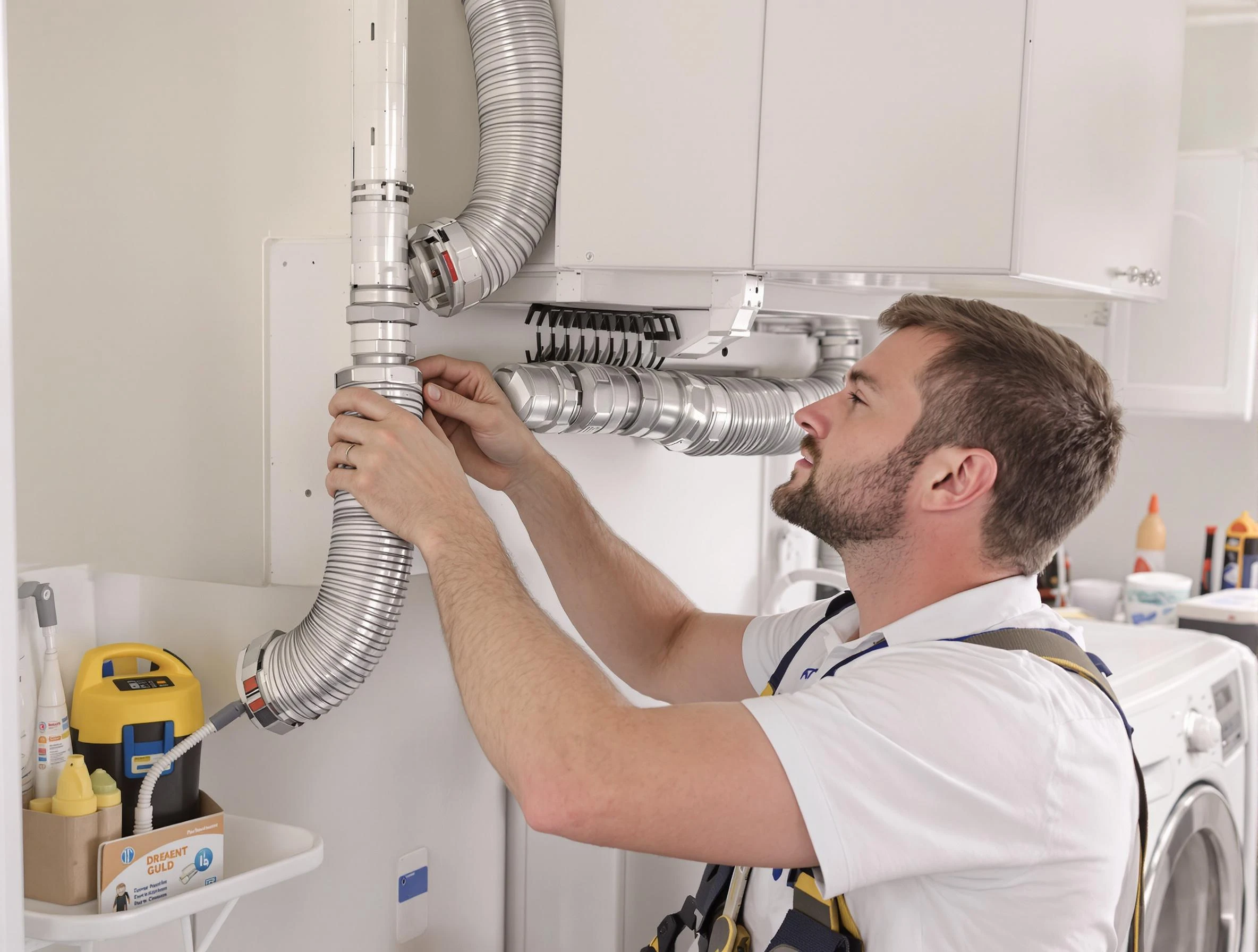 Professional dryer vent repair and installation by Columbiana Dryer Vent Cleaning in Columbiana